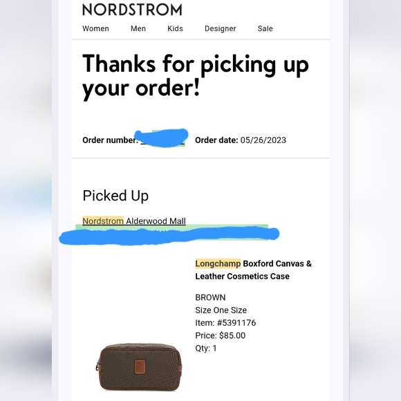 Lonchamp Large Toiletry Pouch - Picture 6 of 6